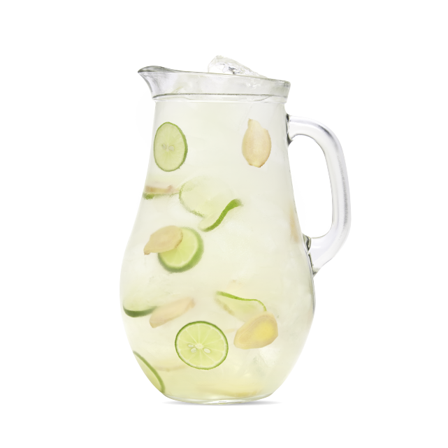 Agua de limón con jengibre