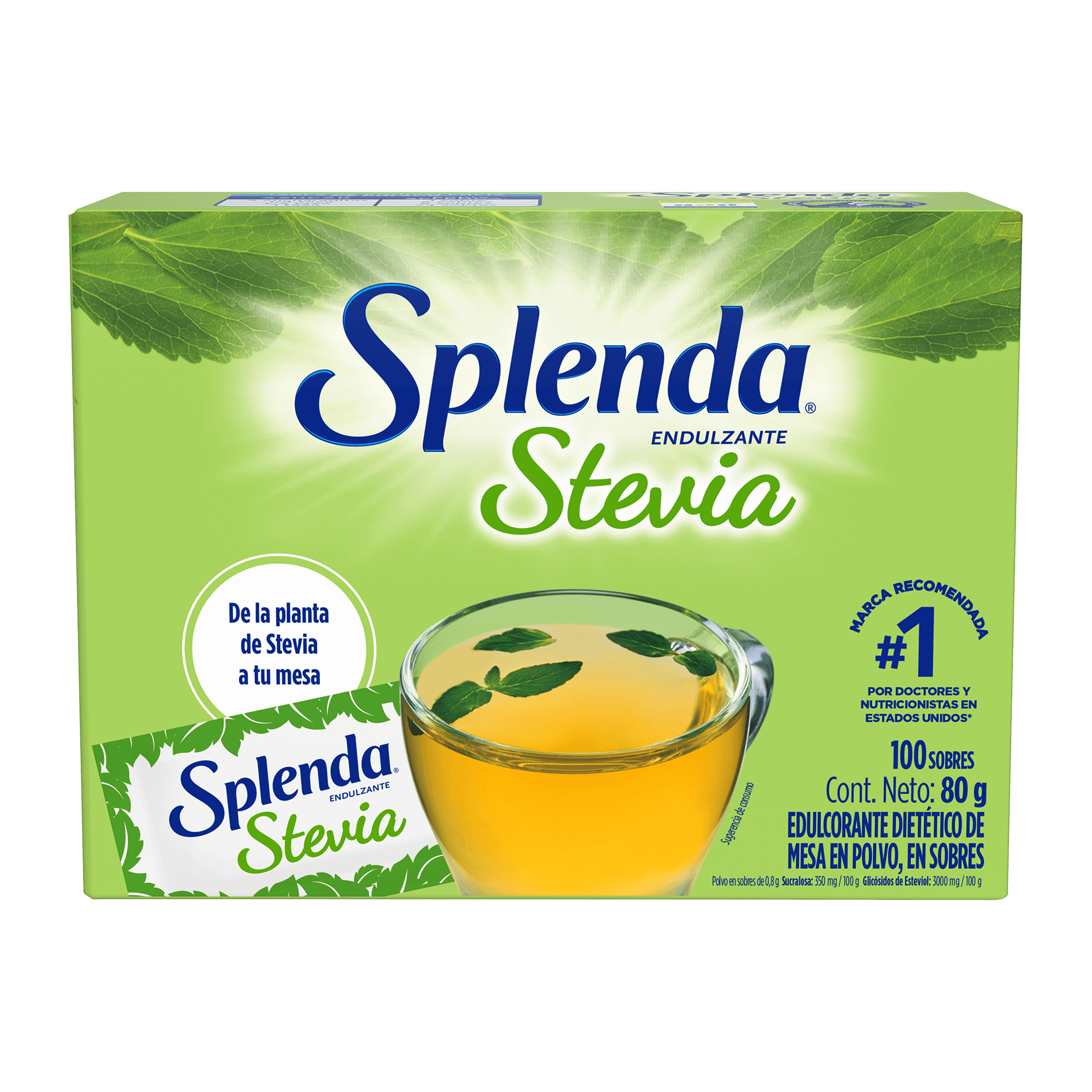 Endulzante Stevia En Sobres ¡conócelo Splenda 3841